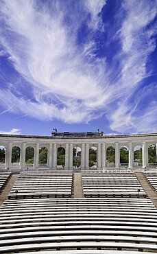 USA, Washington DC, Arlington National Cemetery, The Memorial Amphitheater.