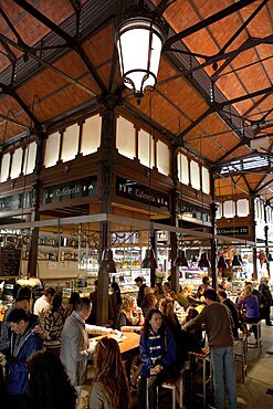 Spain, Madrid, Mercado de San Miguel.