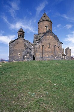 ARMENIA Ashtarak District Saghmosavank Saghmosavank or Psalm Monastery 12th-13th Century  exterior view.  Armenian Asia Asian European Middle East Religion Religious