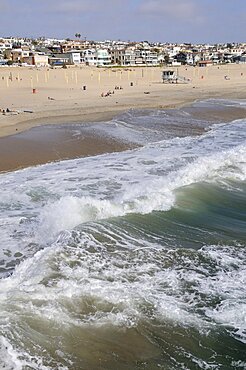 Beach views with surf Manhattan Beach, United States of America