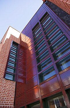 England, West Sussex, Chichester, Pallant House Art Gallery, detail of the new wing