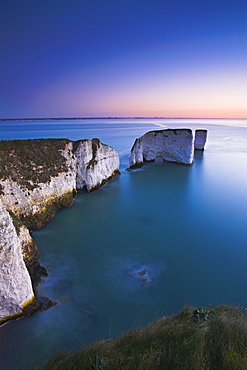 Old Harry Rocks at the beginning of the Jurassic Coast, UNESCO World Heritage Site, Dorset, England, United Kingdom, Europe