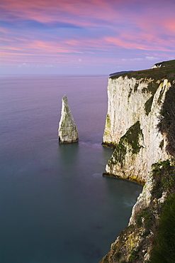 The Pinnacles near to Old Harry Rocks on Ballard Down, Jurassic Coast, UNESCO World Heritage Site, Dorset, England, United Kingdom, Europe