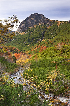 Autumn in the mountains of the High Tatras, Slovakia, Europe