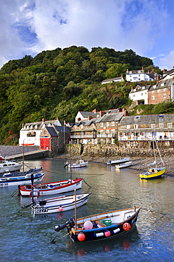 Picturesque fishing village of Clovelly on the North Devon Coast, England, United Kingdom, Europe