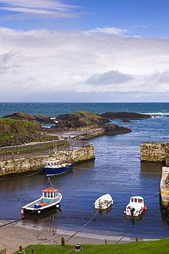 Ballintoy Harbour, Causeway Coast, County Antrim, Ulster, Northern Ireland, United Kingdom, Europe