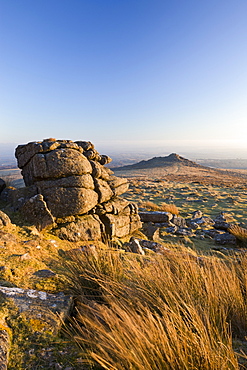 Belstone Tor and moorland, Dartmoor National Park, Devon, England, United Kingdom, Europe 