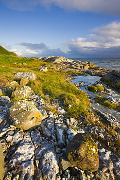 Coastline near Portmuck on Islandmagee, Ulster, Northern Ireland, United Kingdom, Europe