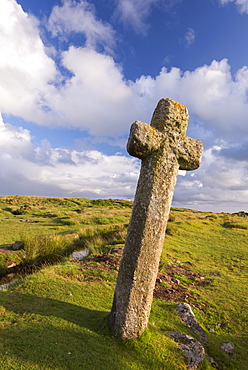 Beckamoor Cross, otherwise known as the windy Post, Dartmoor National Park, Devon, England, United Kingdom, Europe