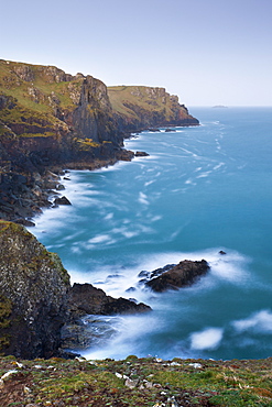 Rocky Cornish coastline near Padstow, The Rumps, North Cornwall, England, United Kingdom, Europe