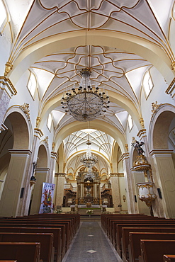 Interior of Cathedral, Sucre, UNESCO World Heritage Site, Bolivia, South America