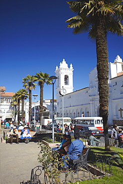 Iglesia de San Francisco, Sucre, UNESCO World Heritage Site, Bolivia, South America