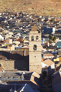 View of Convento de San Francisco, Potosi, UNESCO World Heritage Site, Bolivia, South America