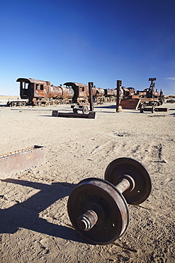 Cemeterio de Trenes (Train Cemetery), Uyuni, Potosi Department, Bolivia, South America