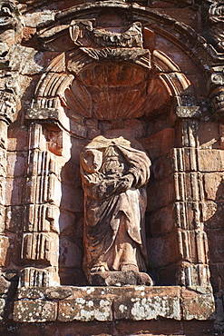 Ruins of Jesuit mission at Trinidad (La Santisima Trinidad de Parana), UNESCO World Heritage Site, Parana Plateau, Paraguay, South America