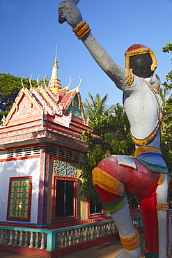 Wat Han Chey, Kampong Cham, Cambodia, Indochina, Southeast Asia, Asia