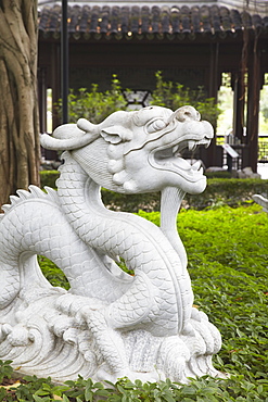 Chinese Zodiac statue in Kowloon Walled City, Kowloon, Hong Kong, China, Asia