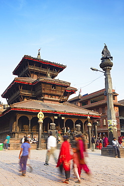 Dattatreya Temple, Tachupal Tole, Bhaktapur, UNESCO World Heritage Site, Kathmandu Valley, Nepal, Asia