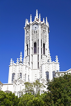 Clock tower of University of Auckland, Auckland, North Island, New Zealand, Pacific