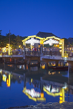 Hoi An at dusk, Hoi An, UNESCO World Heritage Site, Quang Nam, Vietnam, Indochina, Southeast Asia, Asia