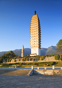 Three Pagodas, Dali, Yunnan, China, Asia