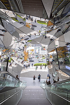 Entrance to Tokyo Plaza Omotesando, Harajuku, Tokyo, Honshu, Japan, Asia