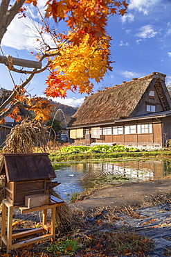 Traditional house of Ogimachi, UNESCO World Heritage Site, Shirakawa-go, Toyama Prefecture, Honshu, Japan, Asia