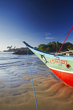 Fishing boat, Galle, Southern Province, Sri Lanka, Asia