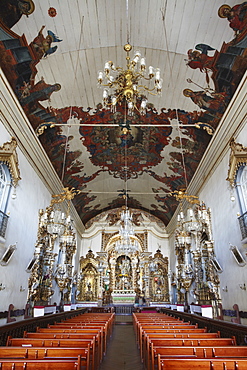 Interior of Cathedral of Our Lady of Pilar (Catedral Basilica do Pilar), Sao Joao del Rei, Minas Gerais, Brazil, South America 