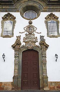 Sao Francisco de Assis (St. Francis of Assisi) Church, Sao Joao del Rei, Minas Gerais, Brazil, South America 