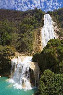 Cascada El Chiflon, Rio Vincente, Chiapas, Mexico, North America 