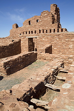 Mission of San Gregorio de Abo, built between 1622 and 1627, Salinas Pueblo Missions National Monument, New Mexico, United States of America, North America