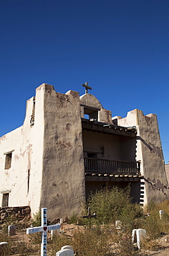 Our Lady of Guadalupe (Old Zuni) Mission, established in 1629, Zuni Pueblo, New Mexico, United States of America, North America