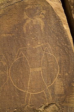 Dry Fork Canyon Rock Art, located on McConkie Ranch, Fremont style, dating from AD 700 to AD 1200, near Vernal, Utah, United States of America, North America