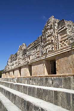 Nuns Quadrangle, Uxmal, Mayan archaeological site, UNESCO World Heritage Site, Yucatan, Mexico, North America