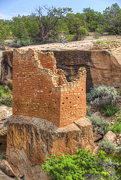 Holly Group, Anasazi Ruins, dating from AD1230 to 1275, Hovenweep National Monument, Utah, United States of America, North America