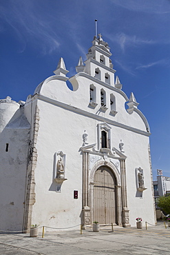 Colonial Church of Santiago Apostol, Merida, Yucatan, Mexico, North America