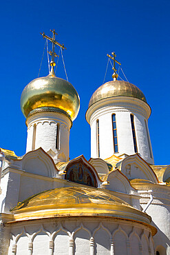 Holy Trinity Cathedral, The Holy Trinity St. Sergius Lavra, UNESCO World Heritage Site, Sergiev Posad, Golden Ring, Moscow Oblast, Russia, Europe