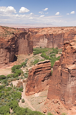 Canyon de Chelly National Monument, View from the Whitehouse Overlook, Arizona, United States of America, North America