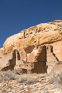 Chaco Culture National Historic Park, World Heritage Site, Hungo Pavi, UNESCO World Heritage Site, New Mexico, United States of America, North America