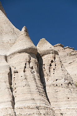 Kasha-Katuwe Tent Rock National Monument, tent like rock formations, from volcanic eruptions 6 to 7 million years ago, New Mexico, United States of America, North America 