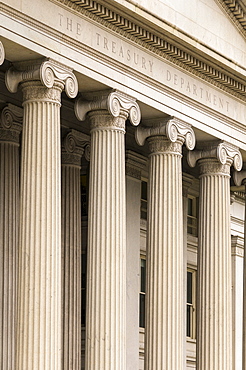 The Treasury Department building in Washington, D.C., United States of America, North America