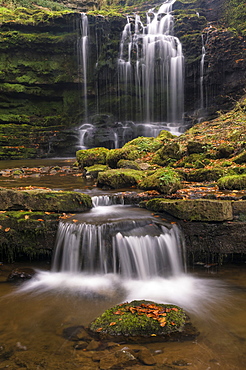 Scaleber Force (Foss Waterfall) near Settle, North Yorkshire, Yorkshire, England, United Kingdom, Europe