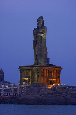 Thiruvalluvar statue, Kanyakumari, Tamil Nadu, India, Asia