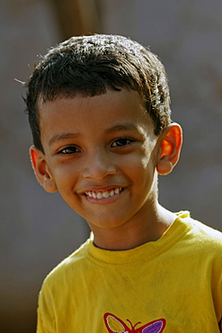 Portrait of a boy, India, Asia