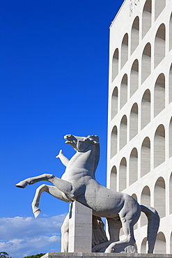 Palazzo della Civilta Italiana, EUR, Rome, Lazio, Italy, Europe