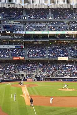 Baseball Game, Yankee Stadium, Bronx, New York City, United States of America, North America