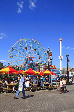 Boardwalk, Coney Island, Brooklyn, New York City, United States of America, North America