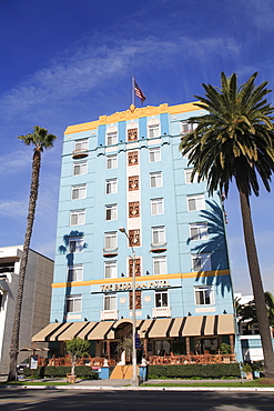 Art deco, Georgian Hotel, Ocean Avenue, Santa Monica, Los Angeles, California, United States of America, North America