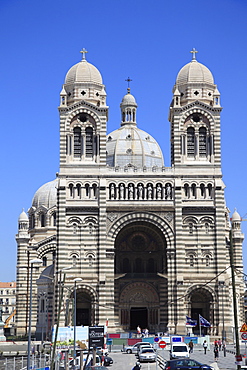 Marseille Cathedral (Cathedrale de la Major) (Sainte Marie Majeure), Marseille, Bouches du Rhone, Provence Alpes Cote d'Azur, Provence, France, Europe